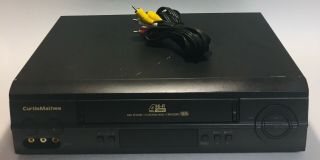 Curtis Mathes Cmv - 62002 4 Heads Vcr Vhs Player No Remote A/v Cable