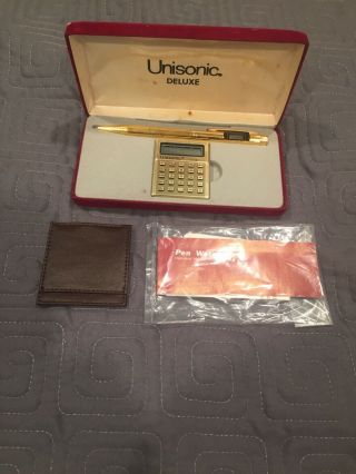 Unisonic Calculator And Pen Watch.