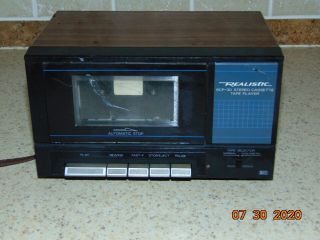 Vintage Realistic Scp - 30 Stereo Cassette Tape Player - Model 14 - 632 -