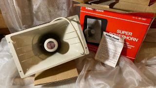 N.  I.  B.  Radio Shack Powerhorn Loud Speaker For Wall Mount Inside Or Outside
