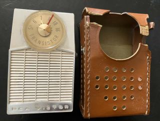 Vintage Rca Victor Transistor Radio Model 1 - Tp - 1e Camden Nj 1960 1961