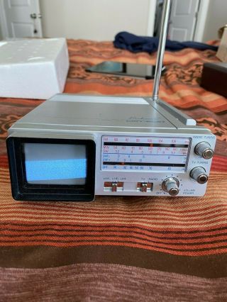 Broksonic Cirt - 2097 Vhf/uhf Micro Portable Analog Tv,  Mw/fm/sw Radio