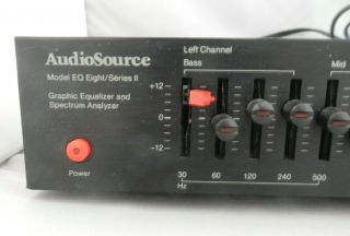 AudioSource Equalizer Spectrum Analyzer Model EQ Eight Series II 3