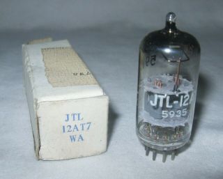 (1) TUNG - SOL JTL 12AT7WA Gray Plate Radio Vacuum Tube 100,  12AT7 WA 3