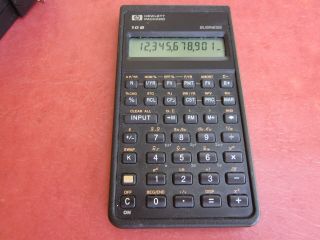 Vintage Hp 10b Business Financial Calculator Hewlett Packard -