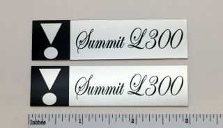 Jbl Summit L300 Speaker Badge Logo Emblem Pair Custom Made