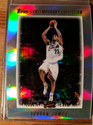 2003 - 04 Lebron James Topps Contemporary Gold Rookie