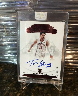 Trae Young 2018 Flawless Rc Auto Rookie Autograph - 9/20 - Sooners