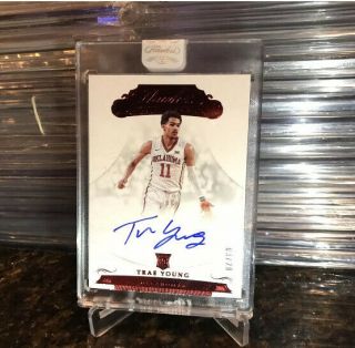 TRAE YOUNG 2018 FLAWLESS RC AUTO ROOKIE AUTOGRAPH - 9/20 - SOONERS 3