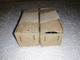 2x 6n8s = 1578 = 6sn7 Foton (ribbed Anode) Vintage Double Triode Tubes / Nos