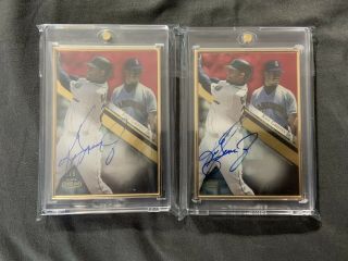 2019 Topps Gold Label Ken Griffey Jr Auto 1/5 - And 2/5 Mariners Ssp