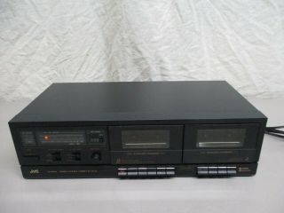 Vintage Jvc Td - W11x Stereo Double Cassette Deck Dual Cassette Player Made Japan