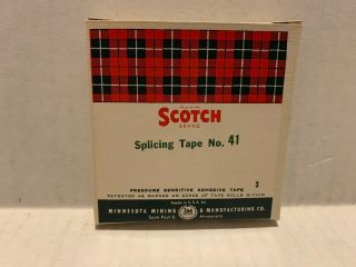 Old Stock 3m Scotch Splicing Tape 41 1/2 " X 60 