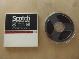 Scotch Professional 150 7 " X 1/4 " Reel To Reel Tape