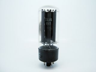 1 X Nos? Ge 5u4gb Black Vacuum Full - Wave Rectifier Power Supply Radio Valve Tube