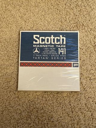 Scotch 3m Magnetic Recording Tape For Reel To Reel 7 " - 1\4 " X 1200 