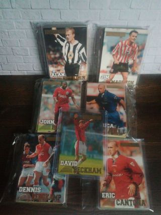 1996 Merlin Premier Gold Complete 161 Cards With Beckham Rc