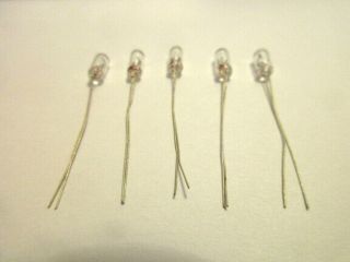 5 Grain Of Wheat 8v 50ma Vintage Stereo Dial & Indicator Lamp Bulb 4mm X 10mm