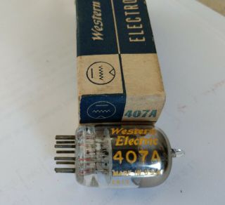 1959 Western Electric We 407a Tube Nos