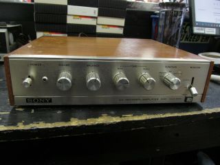 VINTAGE Sony SQ Decoder / Amplifier 200 SQA - 200 Solid State 30w JAPAN As - Is 2