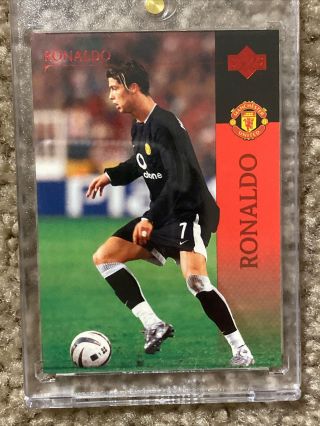 Cristiano Ronaldo 2003 Upper Deck Manchester United Rookie Card 15 Nr -