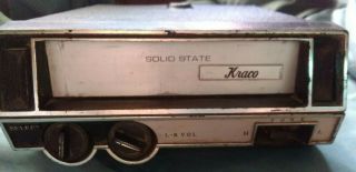 Vintage Kraco 8 Track Car Stereo Tape Player Model Ks - 340