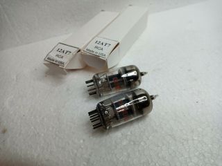 Rca 12at7 Valves Pair For Tube Amplifier Preamp Closely Matched