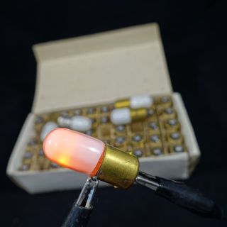 10x Tlo - 3 - 2 Orange Nixie Luminophore Neon Tube Light Bulbs Nos