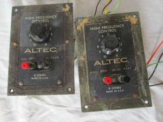 Altec Model 891v,  2 Way Dividing Network W/ Control For Highs,  Gc