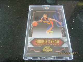 Steph Curry 2009 - 10 Playoff Contenders Gold Rookie Of The Year Rc /100 Wow
