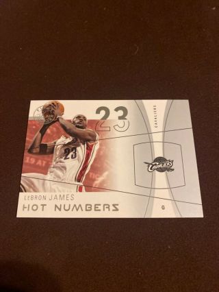 Lebron James 03 - 04 Flair Final Edition Hot Numbers 30 262/500
