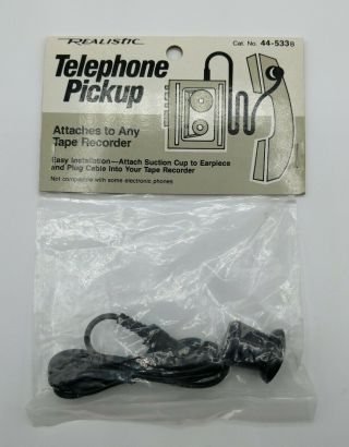 Realistic Telephone Pickup Tandy Radio Shack Nos 44 - 533b