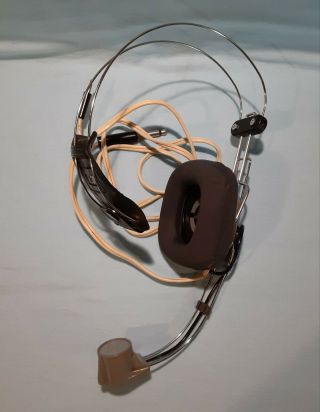 Vintage Hosiden Stereo Headset With Microphone