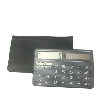 Radio Shack Micro Thin Ec - 452 Solar Calculator Shirt Pocket Size
