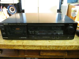 Vintage Denon Dr - M10hx Stereo Cassette Deck Player Recorder As - Is