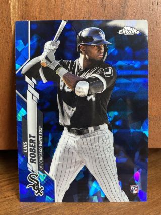 2020 Topps Chrome Sapphire Edition Luis Robert Rc Chicago White Sox 392