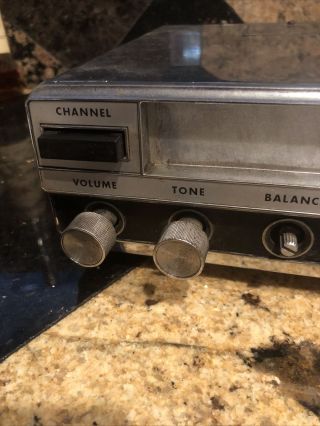 Vintage Clarion 8 - Track car stereo player PA 501 Under Dash W/ Plug Japan 12 V 3