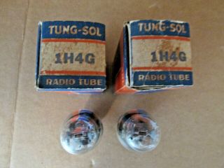 Tung - Sol 1H4G Radio Tubes,  NOS,  NIB 3