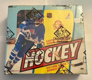 1983 - 84 Opc Nhl Hockey Card Box 48 Wax Packs O - Pee - Chee Bbce