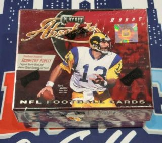 2000 Playoff Absolute Football Factory Hobby Box 20 Packs Tom Brady Rc