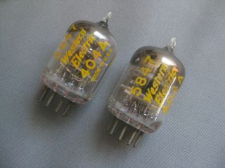 Western Electric WE 404A 5847 Pair Audio Tubes matched codes 239 WE made in 1949 2