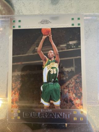 Kevin Durant 2007 Topps Chrome Rookie 131