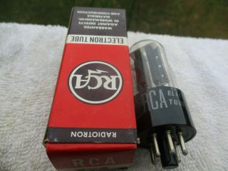 VINTAGE RCA 5Y3GT AMPLIFIER TUBE 3 - 48 GOOD ON MY DYNA - JET 606 TUBE TESTER 2