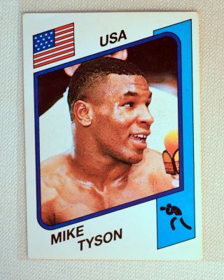 1986/1987 Mike Tyson Rookie Panini Supersport Uk