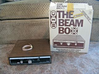 The Beam Box By Bic Model Fm8 Electronically Directable Indoor Fm Antenna Nos