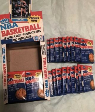 (1) 1986 - 87 Fleer Basketball Wax Pack From Fresh Box Barkley Jordan Rc ?