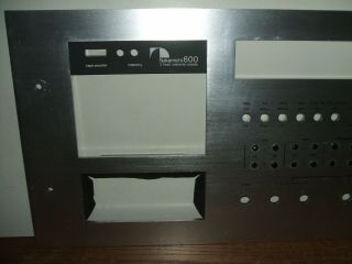 NAKAMICHI 600 Cassette Deck Silver Face Plate Aluminium 2