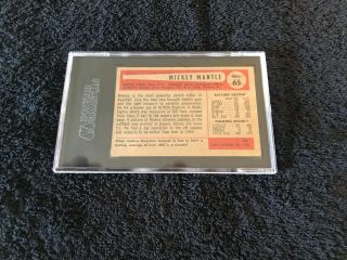 1954 Bowman Mickey Mantle Yankees 65 SGC 2.  5 GD,  = PSA Well Centered SHIPS 2