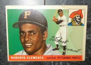 1955 Topps 164 Roberto Clemente Pittsburgh Pirates Hof Psa 1 ? Poor