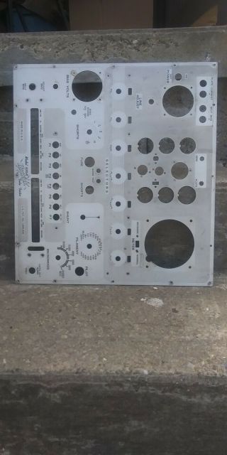 Hickok 539a Tube Tester Part - Face Plate Panel